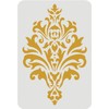 FINGERINSPIRE Damask Stencil 11.7x8.3inch Reusable Damask Wall Stencil Damask Floral