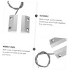 Operitacx 2 Sets Zinc Alloy Door Sensor Alarm with Magnetic