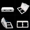 1x Socket Cover Box, Childproof Double-Position Switch Protector Cover 86