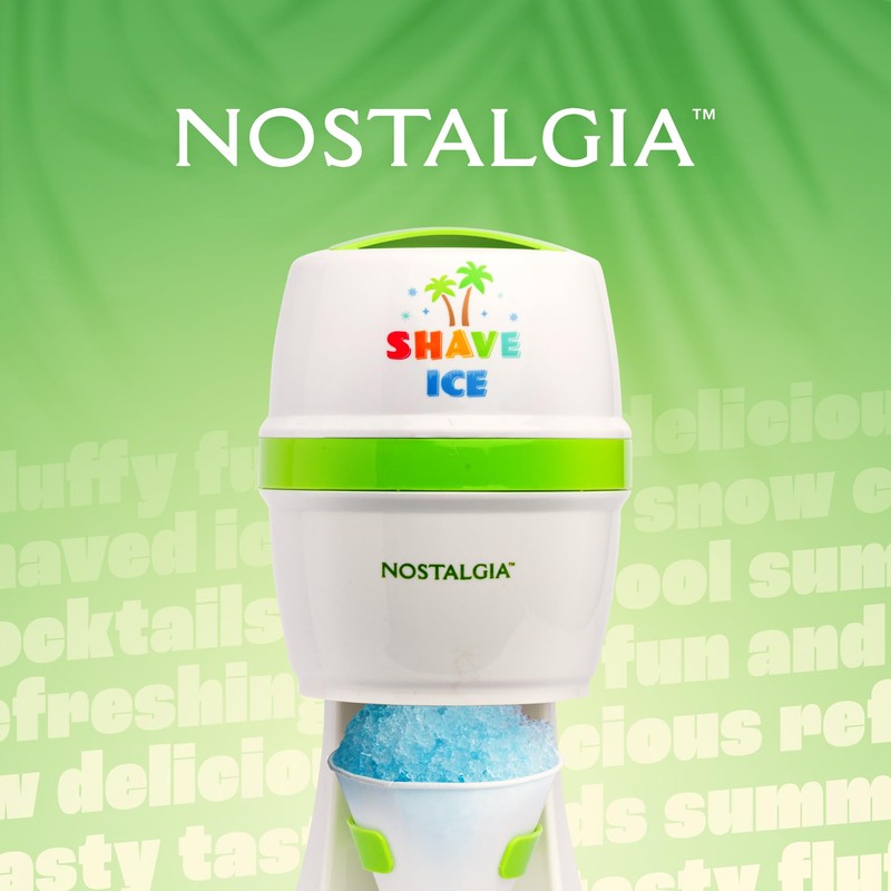 Nostalgia Electric Shave Ice Maker - Tabletop Snow Cone &