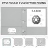 Two Pocket Folders, RAZCC 75 Pack Two Pocket Folders with