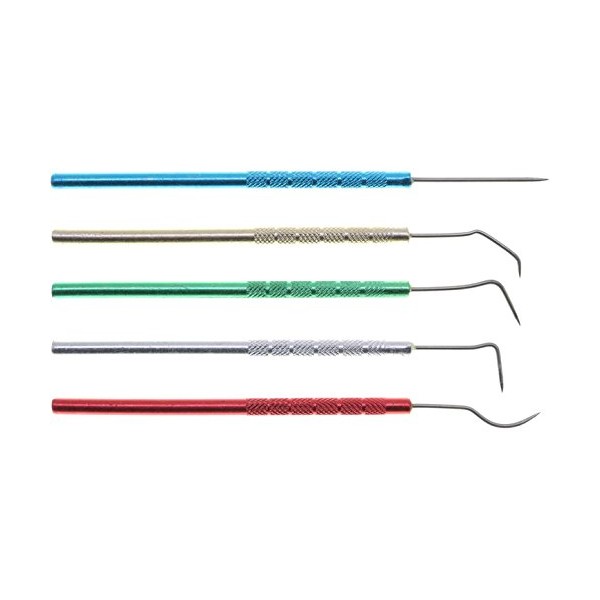 SE Assorted Color Pick Set with Stainless Steel Tips (5