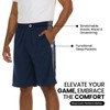 5 Pack: Men's Dry-Fit Sweat Resistant Active Athletic Performance Shorts,