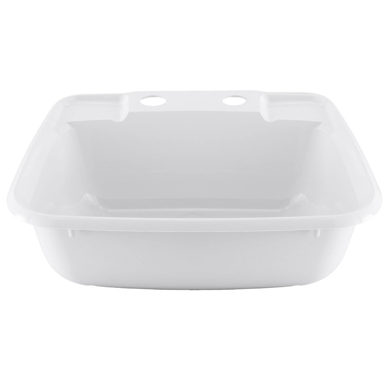 RecPro Rectangle RV Bathroom Sink | Single Bowl Lavatory Sink