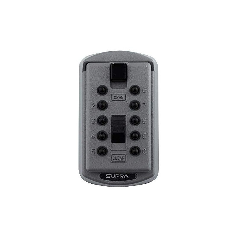 Kidde 001193C Push Button Combo 2-Key Lock Box, Titanium