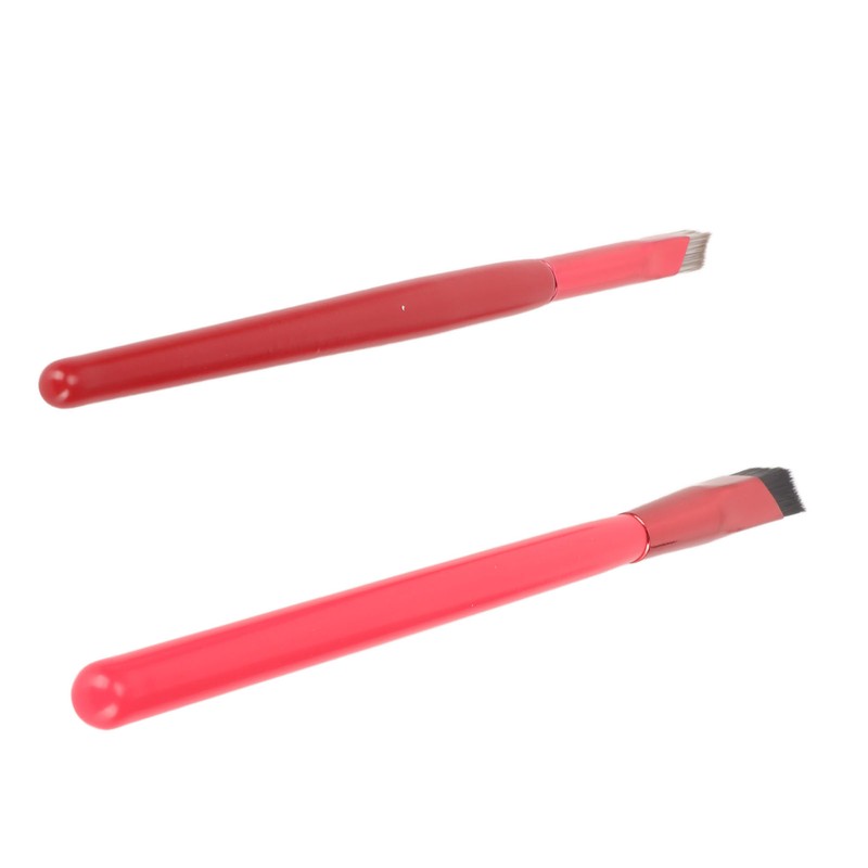 2 Pcs Eyebrow Brush Set Ultra Thin Bevel Multifunctional Makeup