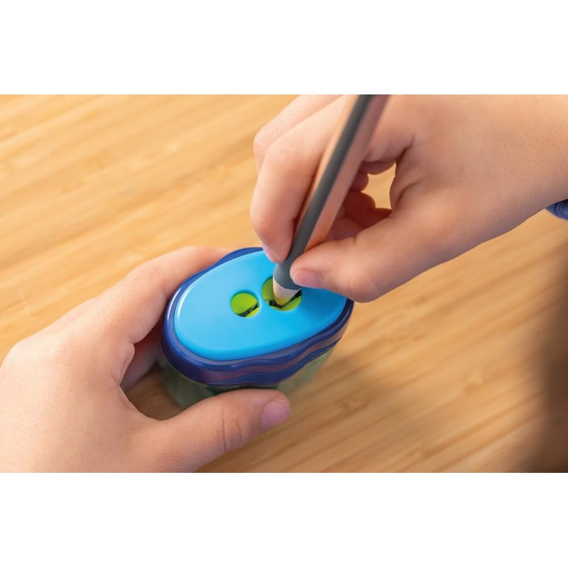 Pelikan Griffix Double Can Pencil Sharpener Blue