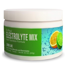 Electrolytes Powder No Sugar - Lemon-Lime Electrolyte Mix - Hydration Drink - Keto Electrolytes - Fasting Electrolytes - Water Enhancer, No Tablets, Non-GMO, Gluten Free, Sports Drink - 90 Servings