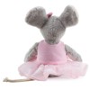 Schaffer 5650 Plush Ballet Mouse, Grey/Pink, XS - 16 cm