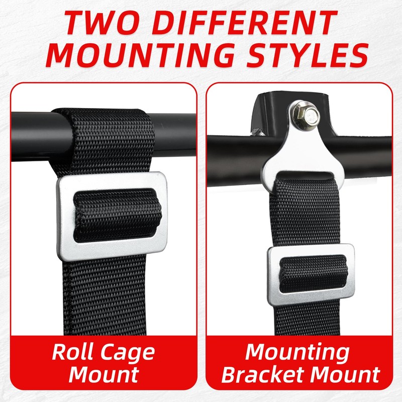 EZAPEX 4 Point Harness 2 Inch Straps Upgraded Heavy Duty