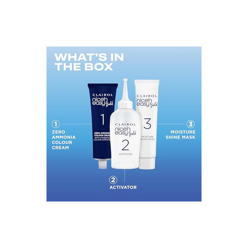 Clairol Nice N Easy Permanent Bold Zero Ammonia Hair Dye