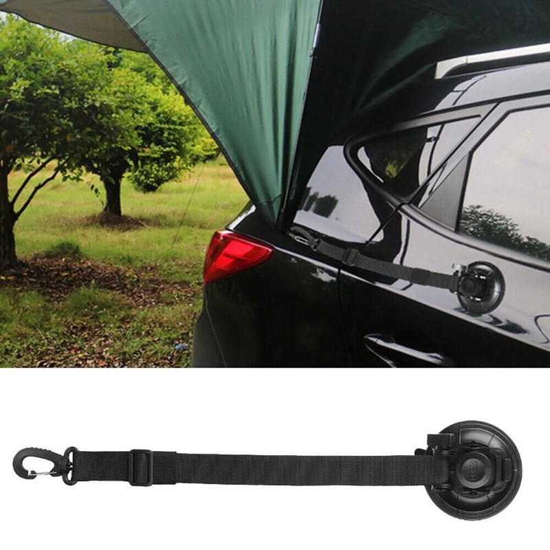 FiTspi Adjustable Door Retainer Strap, Heavy-Duty Locking Suction Cup, Multi-Purpose