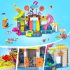 HOGOKIDS Friends Water Park Building Set, 911PCS Summer Fun Party