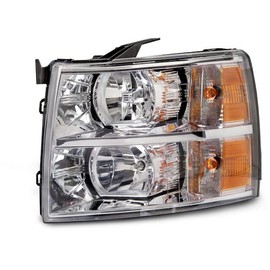 Left Driver Side Headlight Assembly - Compatible with 2007-2013 Chevy Silverado 1500