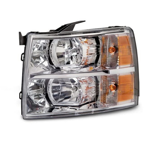 Left Driver Side Headlight Assembly - Compatible with 2007-2013 Chevy