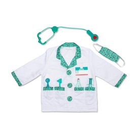 Melissa & Doug Doctor Role Play Costume Dress-Up Set (7 pcs) Frustration-Free Packaging