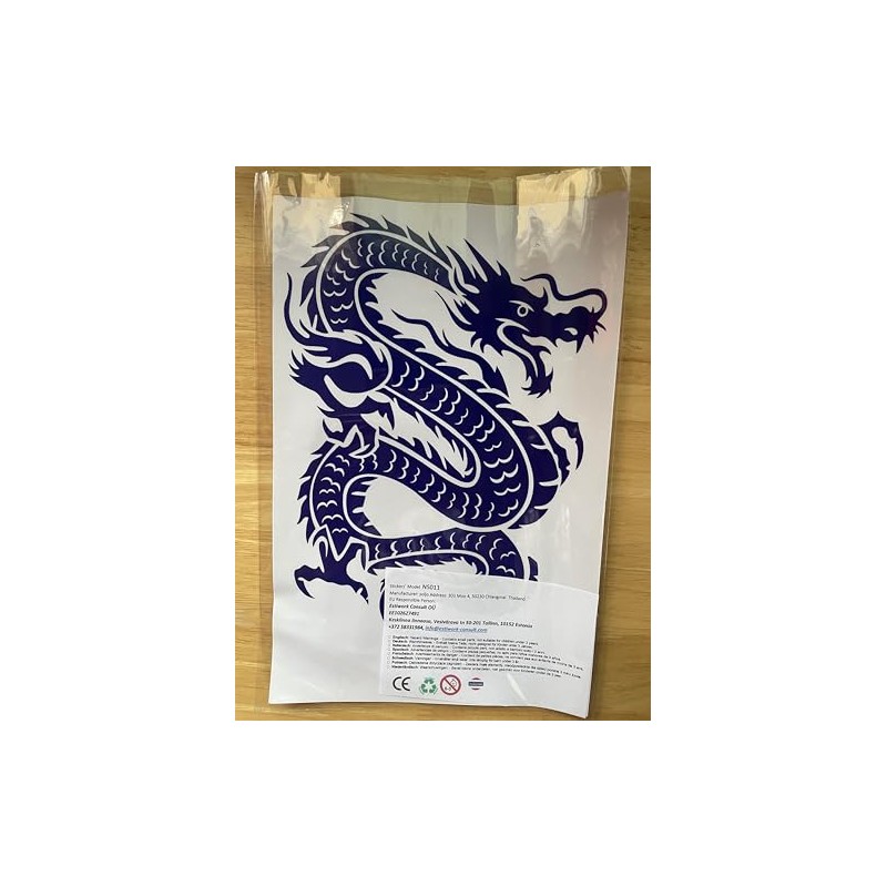 4 Sheets Dragon Rally Promotion Sticker Motorsport Motocross Car Scooter