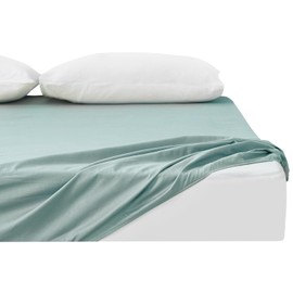 Kumori Fitted Sheet, 100% Cotton, Pilling-Free, Semi-Double, Gentle on Skin, Quick Drying, High Durability, Washable, All-Season, For Bed/Mattress/Futon, Mattress Cover, Bedspread, Bed Sheet, 47.2 x