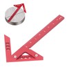 Center Gauge 100mm 45° 90° Aluminum Alloy Line Ruler Measuring