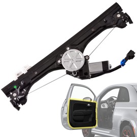 Predep Front Left Driver Side Window Regulator Assembly w/Motor Compatible for Fiat 500 1.4L 2012-2019 Driver Door Window Regulator Assembly