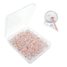 Vapker 200 x 9.5mm Rose Gold Push Pins