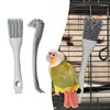 Tovyzalg 2-in-1 Bird Cage Cleaning Brush & Poop Remover with