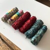 2x Chakra Petals White Sage 4" Smudge Sticks, 2x Dragon's