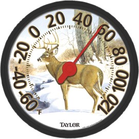 Taylor 6709E 13-1/2" Large Dial Deer Thermometer