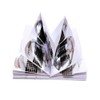 VNC 200Pcs Pcs Long Nail Forms Extension Set Silver Nail