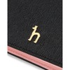 Hazzys (대구신세계)블랙 퍼피장식 소가죽 반지갑 HIWA5F617BK (Daegu Shinsegae) Black Puppy