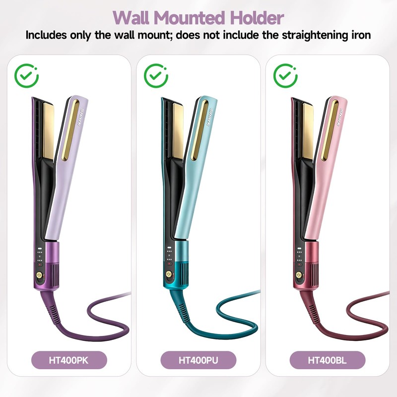 Acrylic Wall Mount Holder Compatible with Shark SilkiPro