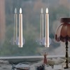 MIXALY 9PACK 8" LED 3D Wick Taper Candles with Remote