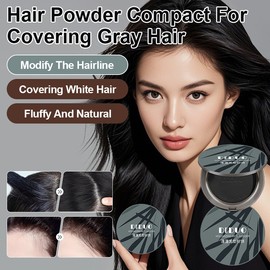Hair Powder For Gray Hair Cover / Volumizing One-Time Quick Color / Daily Use For Adults Men Women