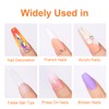 YTRUNS 2PCS Super Strong Nails 7g Acrylic Press-On Fake Long