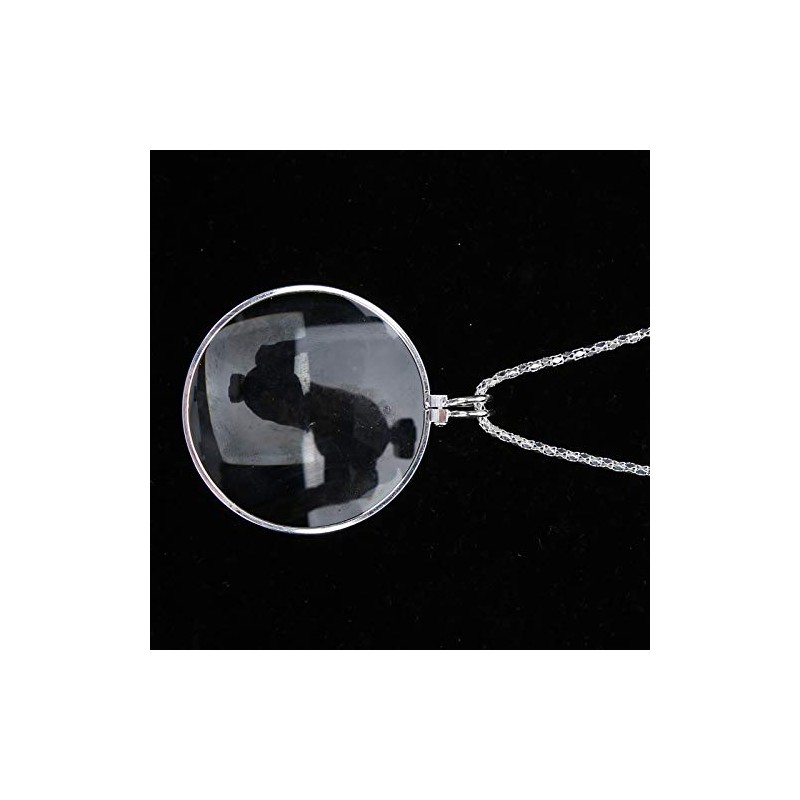 Lupa de Lectura Portátil con Collar 5X Aumento, Lupa Colgante