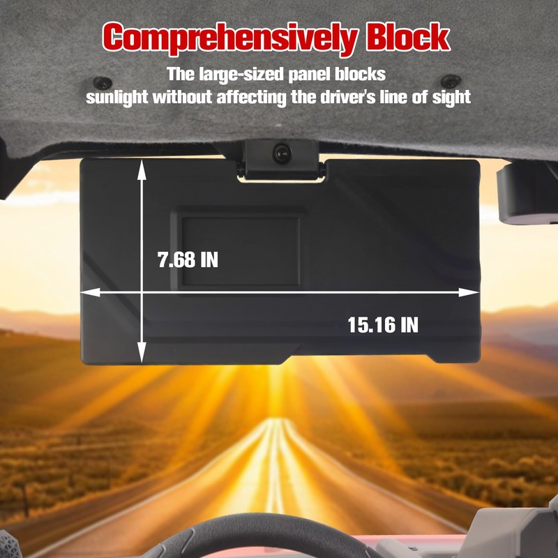 LitMiRaCle Sun Visors for Polaris Xpedition XP/XP 5/ ADV 2024