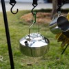 Outdoor Stainless Steel Kettle Locking Handle Camping Hung Pot Portable