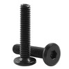 Verkelly 20 Pcs M6 x 30mm Flat Head Socket Head