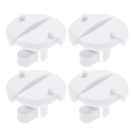 Be In Your Mind 4 pieces Fridge Vent Clip Vent Close Turnbuckle Clip 295176601 Compatible with Dometic L100 L200 White Close Locking Screw Clip