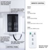 InfiniPower 7 inch Stand Fan, 3 Speeds & 3 Modes,