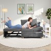 SEJOV Sofa Bed, 4-in-1 Convertible Sleeper Sofa Couches, 3-Seat Pull
