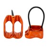 Rappel Device Aluminum Magnesium Alloy ATC Rappelling Descender for Outdoor