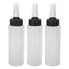 3pcs Hair Color Shampoo Applicator Bottle Refillable Hair Salon Squeeze