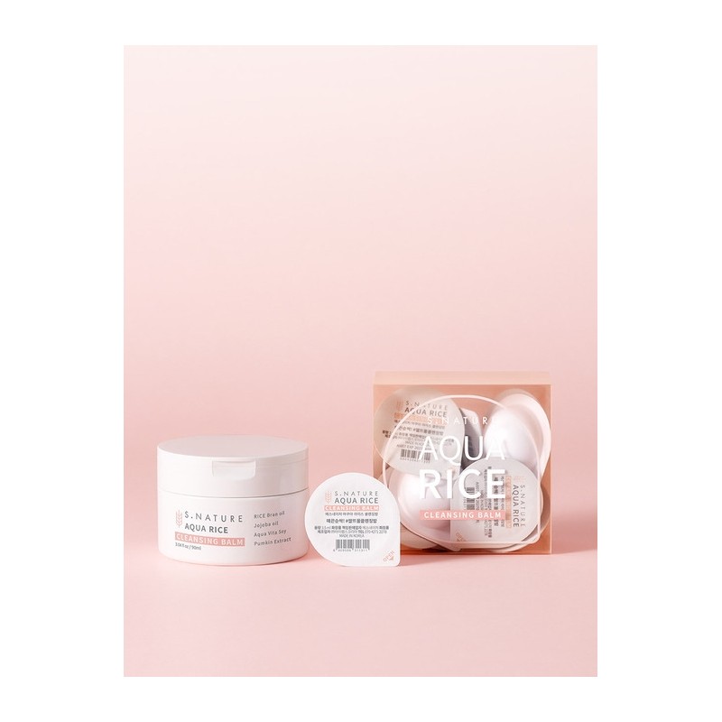 [Can be carried on board] Aqua Rice Cleansing Balm Travel