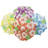 Set of 60 Assorted Toothpick Umbrellas - Measures 4 Inches