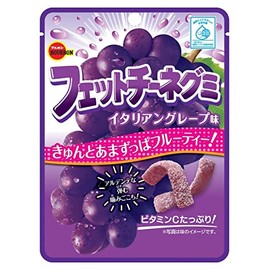 Bourbon Fettuccine Gummy Italian Grape Flavor, 1.8 oz (50 g) x 10 Bags