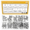 129 Pieces M6 Machine Screws Nuts Washers Set, Sutemribor M6