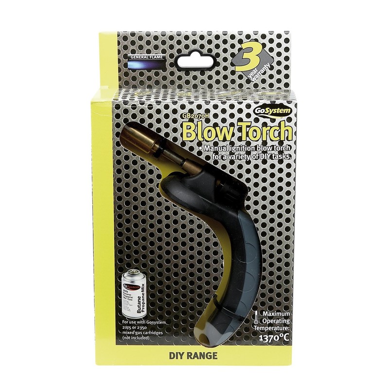 GoSystem DIY Blow Torch, Black,