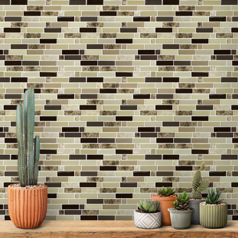 Vamos Tile 12" x 12" Peel and Stick Self Adhesive
