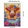 Cow Stamped Cross Stitch Kits for Adults Beginners, DIY Animals